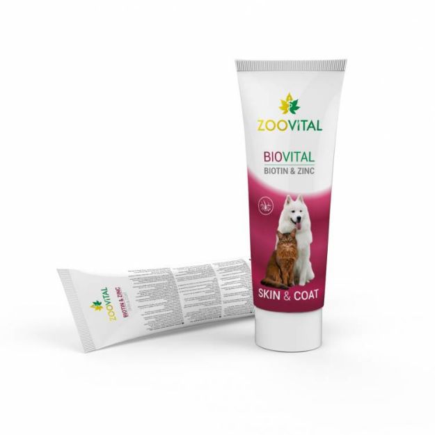 Picture of Zoovital Biovital Biotinli Kedi Köpek  Deri ve Tüy Bakım Macunu 100 Gr