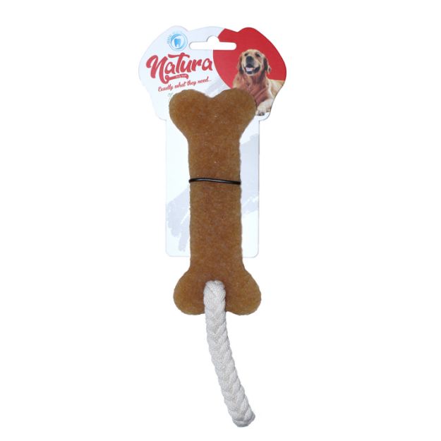 Picture of Natura Doğal Kauçuk Büyük Kemik  Köpek Çiğneme Oyuncağı Pth-063