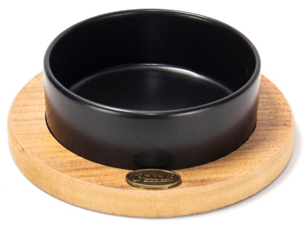Picture of Ozark Oval Seramik Mama Ve Su Seti Siyah
