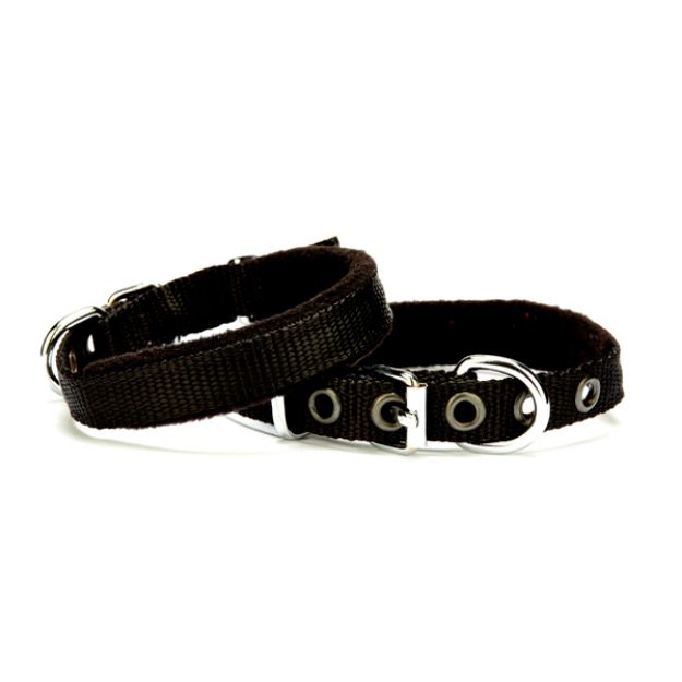 Picture of Doggie Polar Softlu Dokuma Köpek Boyun Tasması Siyah PDBT-1510 S