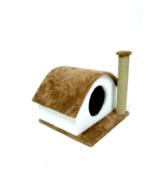 Picture of Natura Kedi Tırmalama Evi North Sea Kahverengi 48,5x42,5x43 Cm