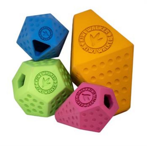 Picture of Kiwi Walker Dayanıklı Yüzen Köpek Oyuncağı Icosaball Mini Turuncu