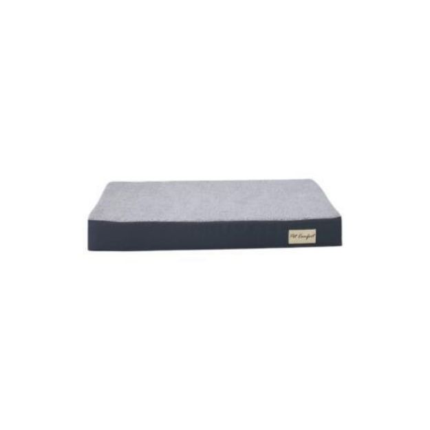 Picture of Pet Comfort Lima Ortopedik Köpek Yatağı Gri Peluş S 70x40x9 cm