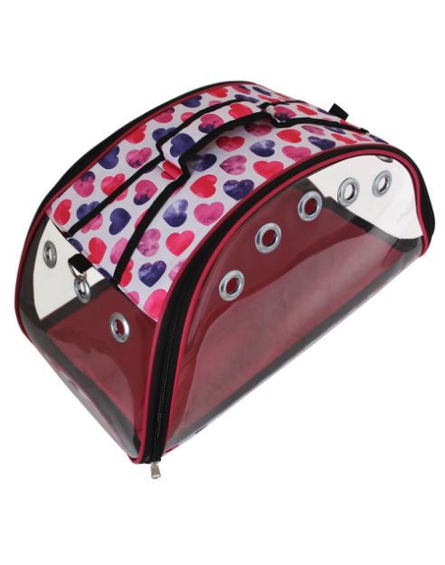 Picture of Lavista Pet Ufo Sport Kedi/Köpek Taşıma Çantası beyaz Kalp