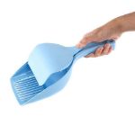 Picture of Stefanplast Hazneli Büyük Kedi Kumu Küreği Mavi
