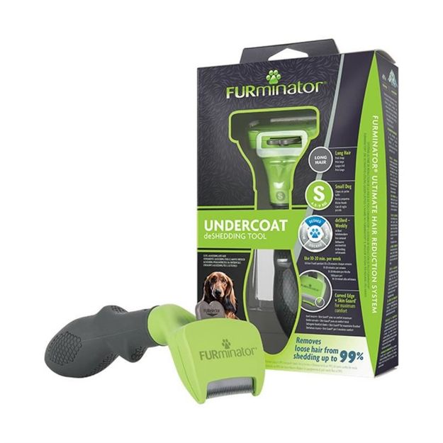 Picture of Furminator Uzun Tüy Küçük Köpek İçin Kırık ve Dökülecek Tüy Toplayıcı Tarak