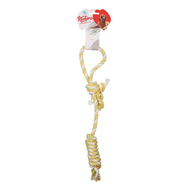 Picture of Natura Düğümlü Çekme Halat Köpek Oyuncak 43 cm
