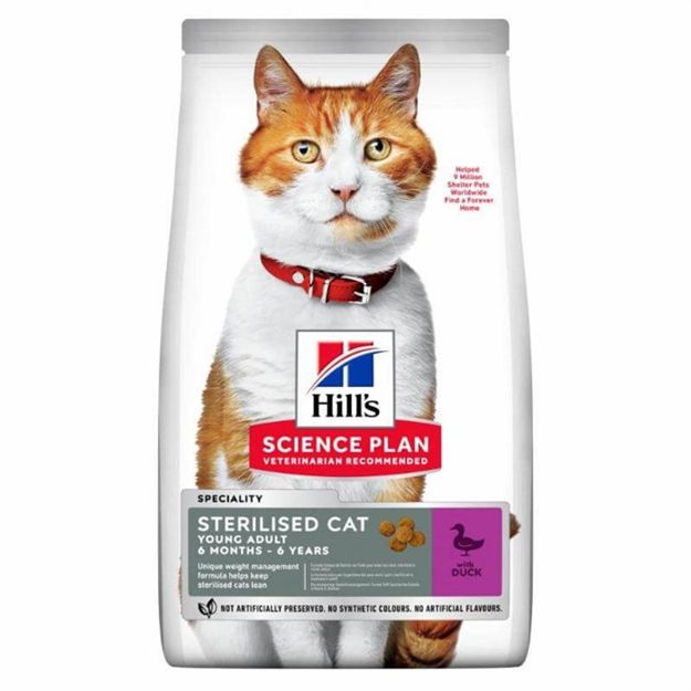 Picture of Hills Ördek Etli Kısırlaştırılmış Yetişkin Kedi Maması 10 Kg