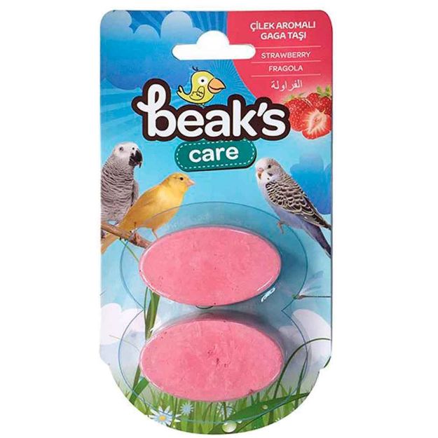 Picture of Beaks Çilek Aromalı Kuş Gagataşı İkili