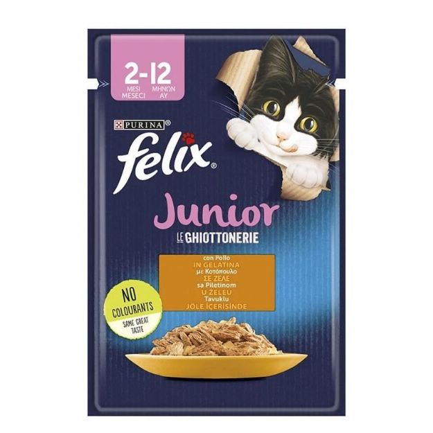 Picture of Felix Junior Tavuklu Yavru Kedi Konservesi 85gr